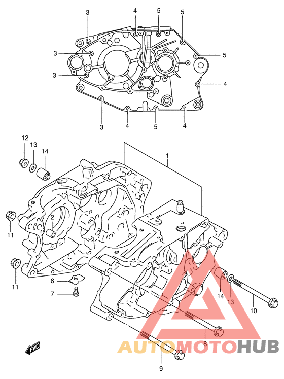 Картер двигателя