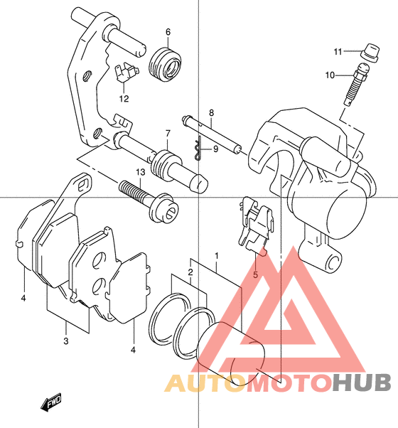 Передний суппорт