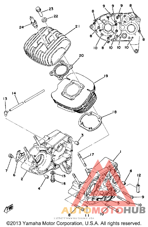 Cylinder-crankcase