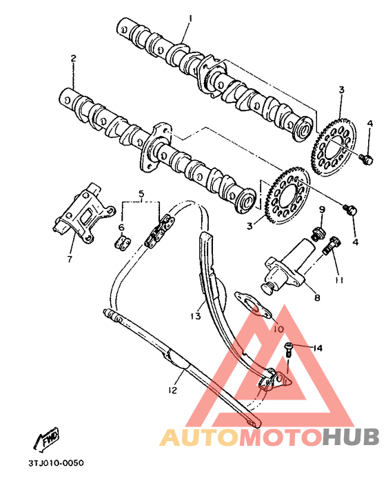 Camshaft. chain