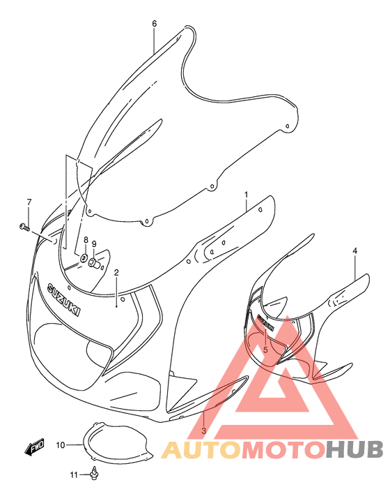 Cowling body