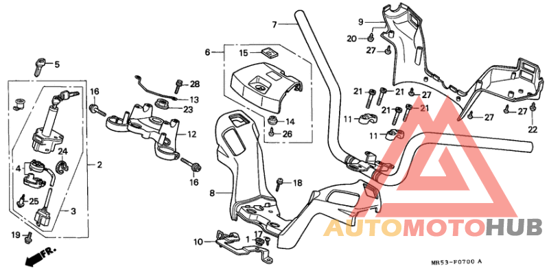 Handle pipe/top bridge