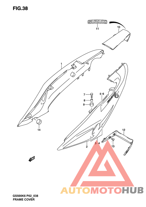 Обтекатель задний