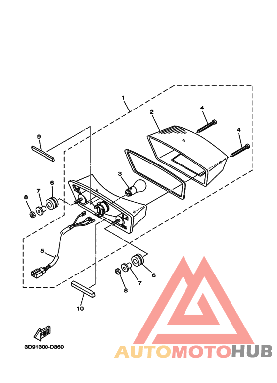 Taillight unit ass`y