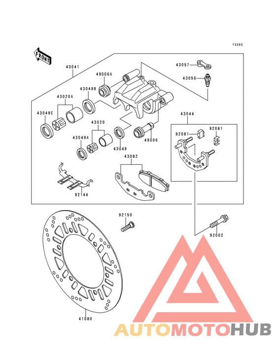 Передний тормоз