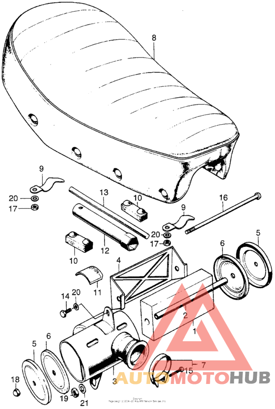 Seat + air cleaner