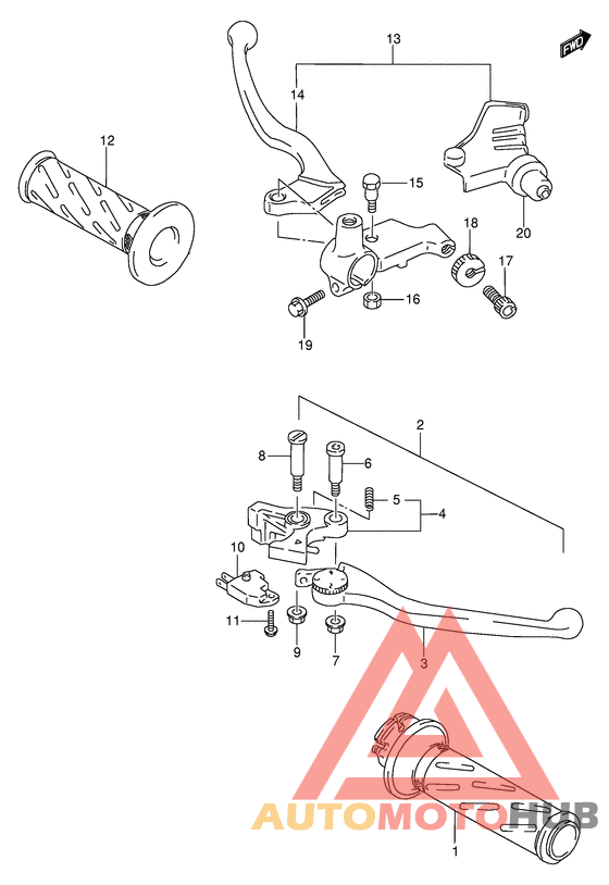 Рулевой рычаг