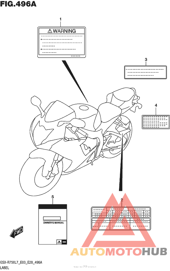 Label (Gsx-R750L7 E03)