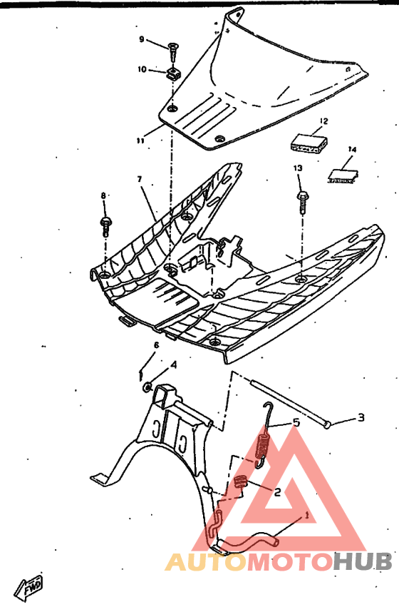Support & repose pied