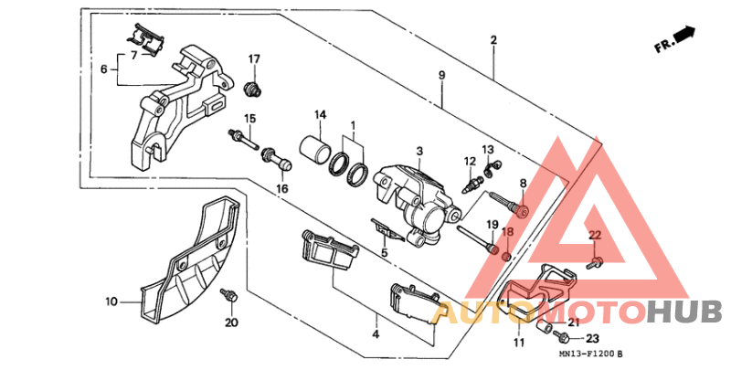 Задний суппорт