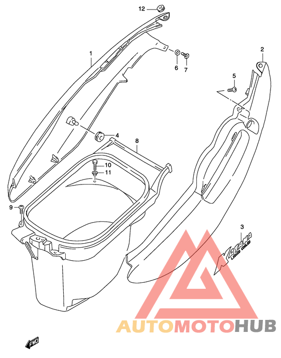 Обтекатель задний