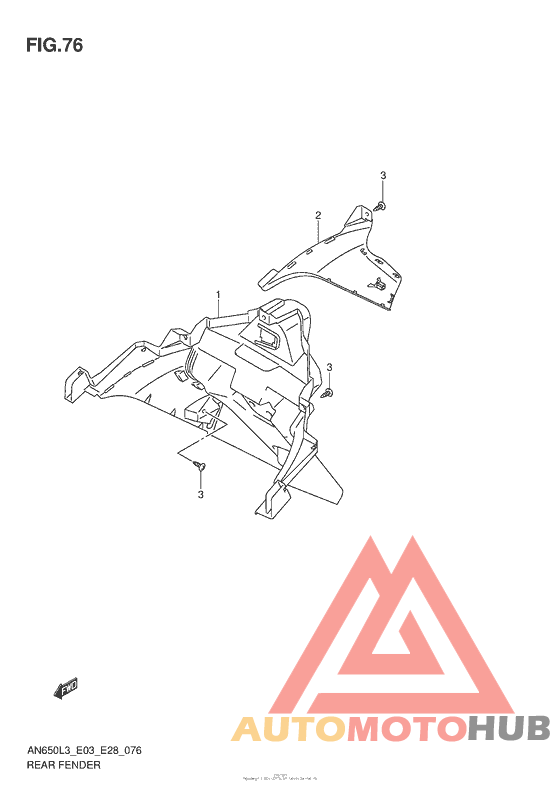 Задний бампер