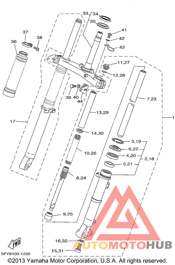 Передняя вилка