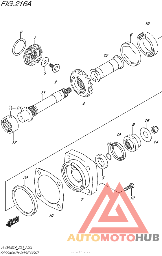 Secondary Drive Gear