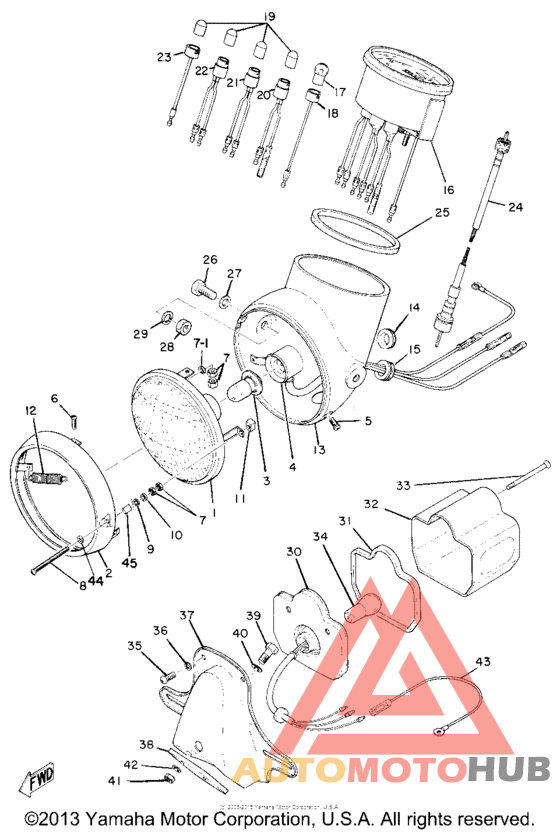 Head lamp & tail lamp