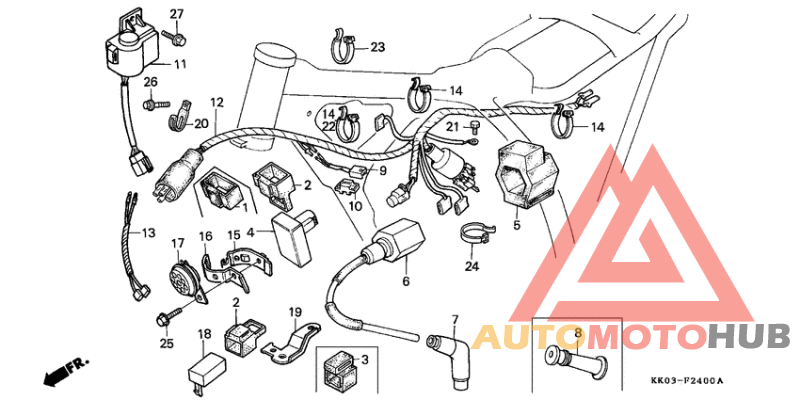 Wire harness/c.d.i. unit/ ignition coil