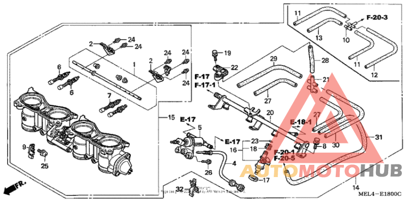 Throttle body (assy.)