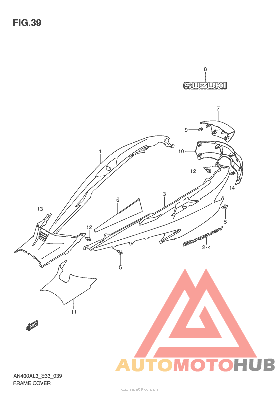 Frame Cover (An400Al3 E33)
