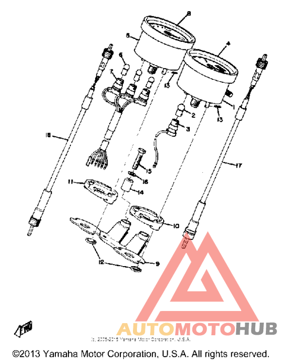 Speedometer tachometer