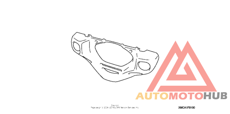 Chrome front lower cowl