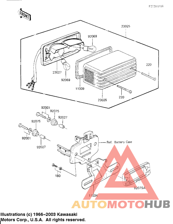 Taillight unit ass`y