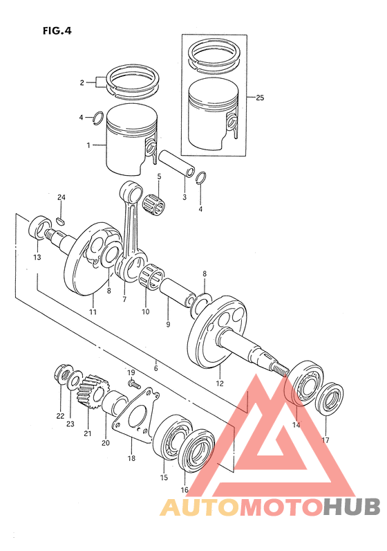 Вал коленчатый