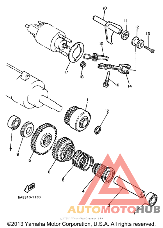 Муфта стартера