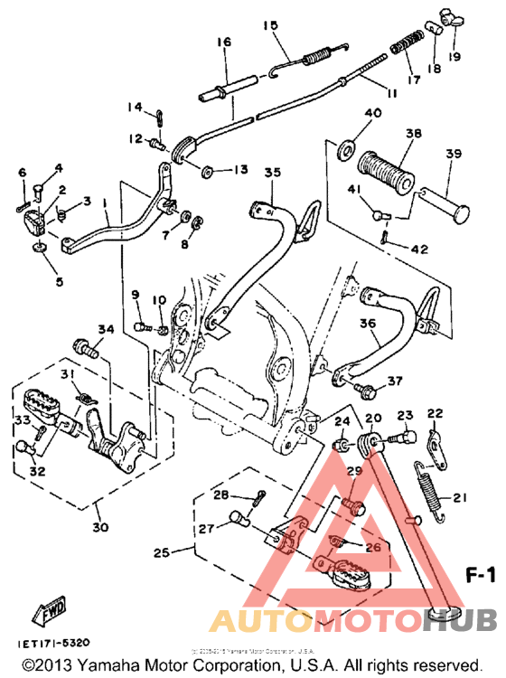 Stand - footrest