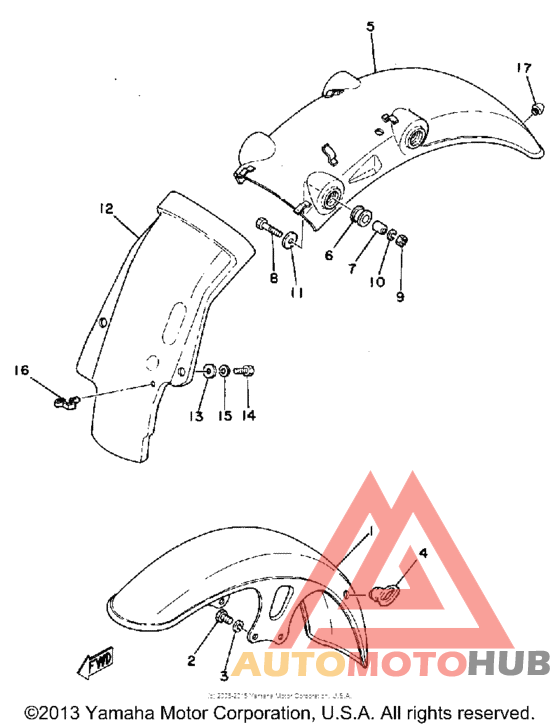 Front fender - rear fender
