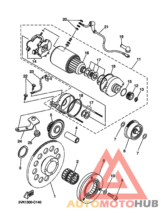 Муфта стартера