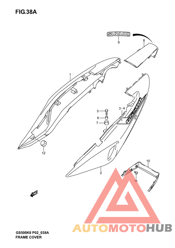 Обтекатель задний