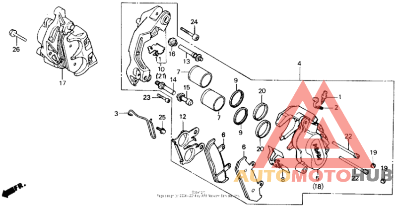 Передний суппорт