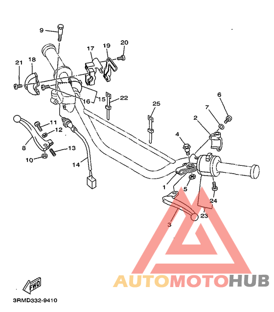 Handle switch. lever