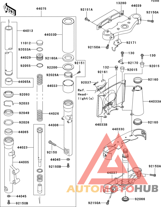 Front fork(1/2)(n6f)
