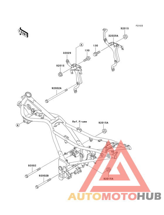 Крепление двигателя