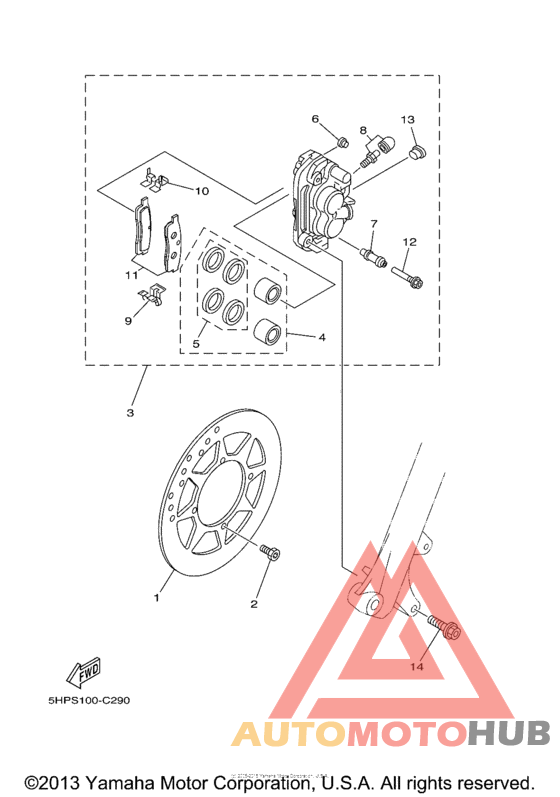Передний суппорт