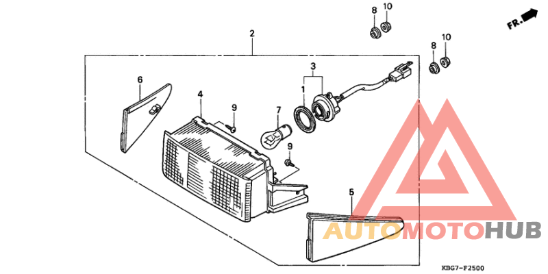 Taillight unit ass`y