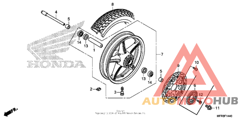 Front wheel (1)