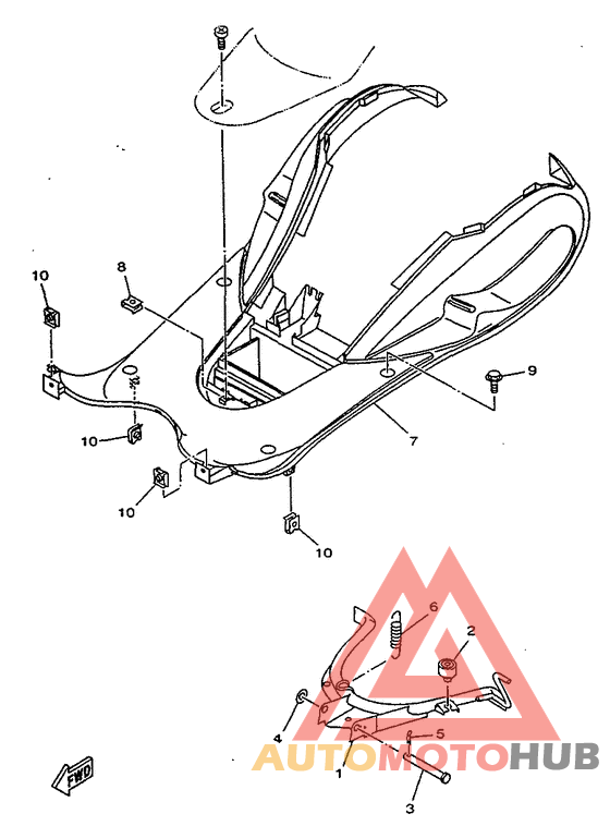 Stand. footrest