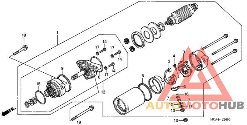Стартерный мотор