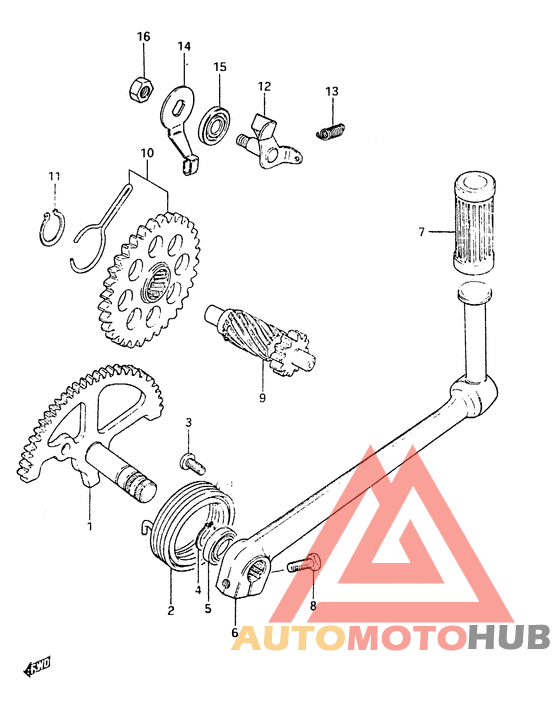 Ножной стартер