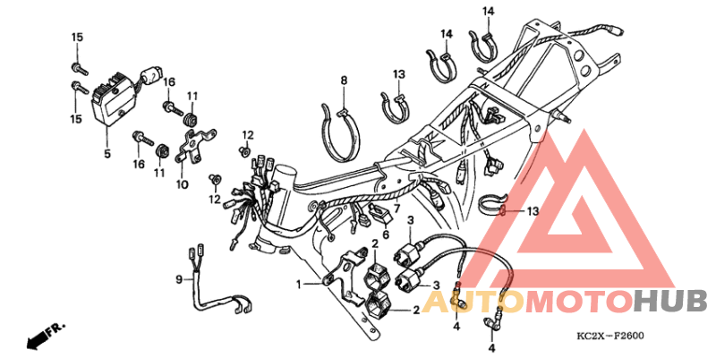 Wire harness/ignition coil