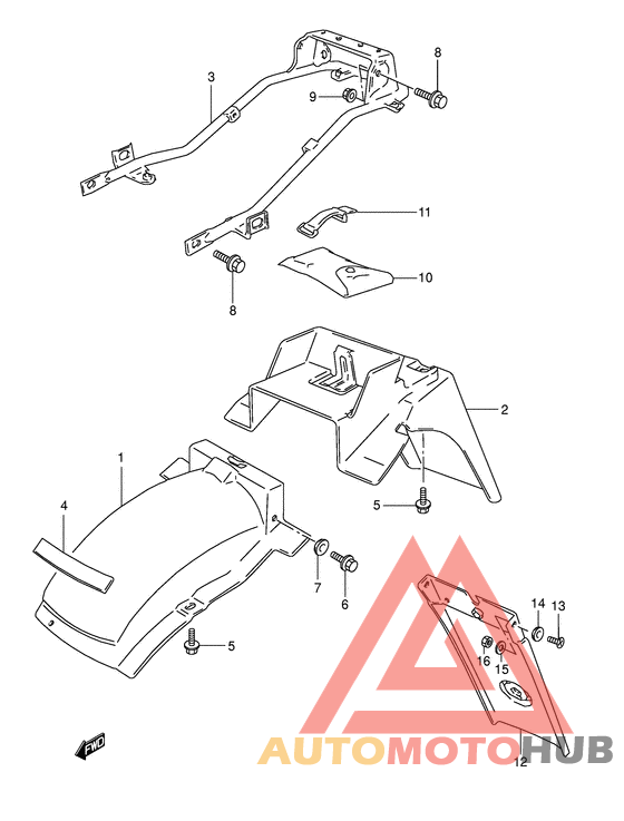 Заднее крыло