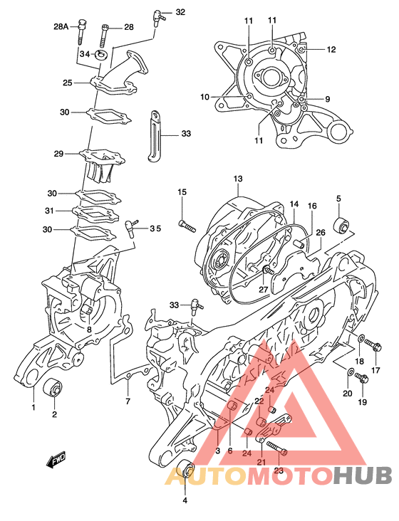 Картер двигателя