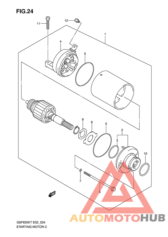 Стартерный мотор