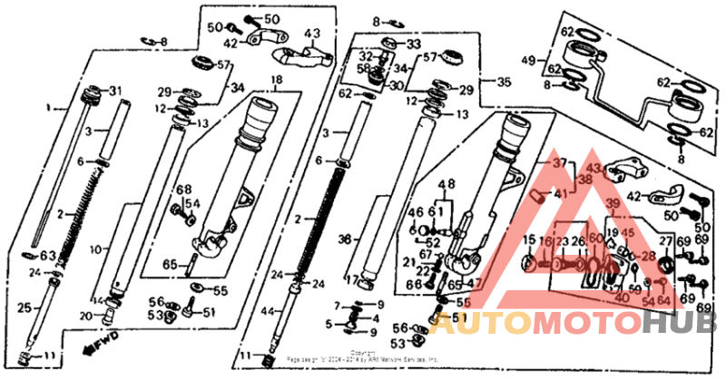 Передняя вилка