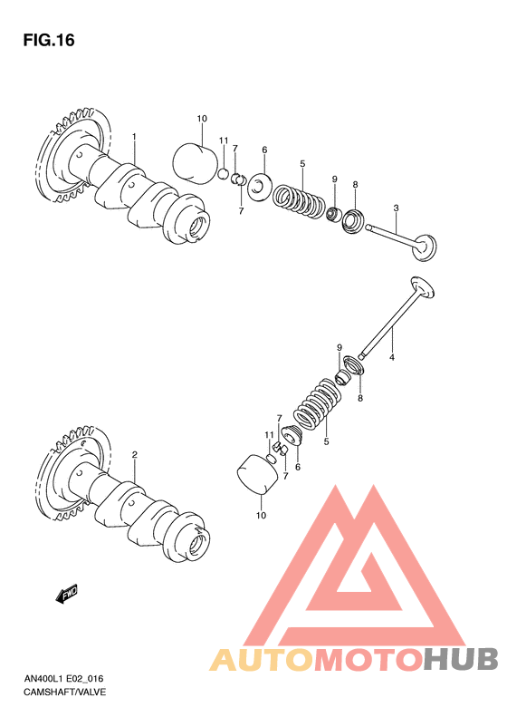 Распред вал/клапана