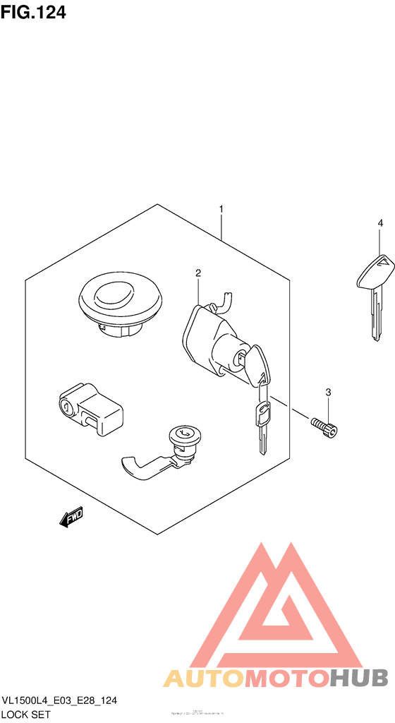 Lock Set (Vl1500Bl4 E28)