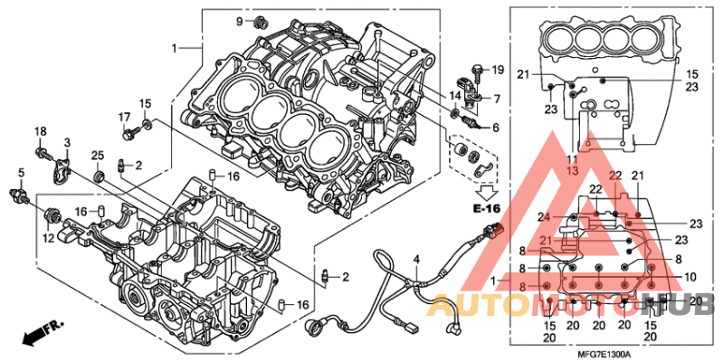 Картер двигателя