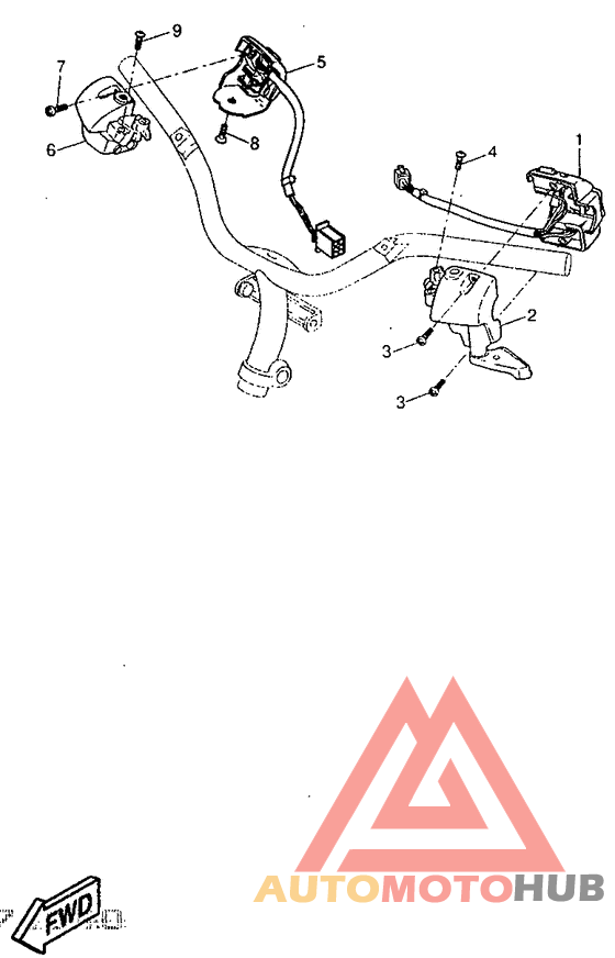 Handle switch. lever